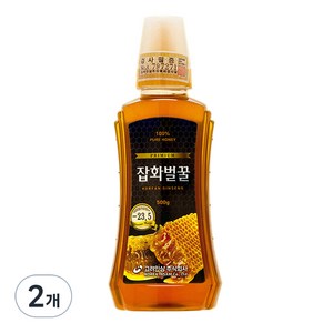 고려인삼 잡화벌꿀, 500g, 2개