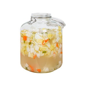 인블룸 사각 유리 밀폐용기, 1개, 5L