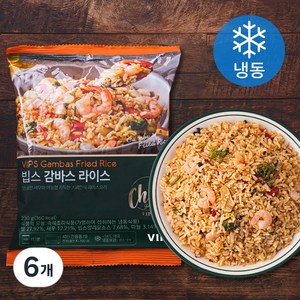 빕스 감바스 라이스 (냉동), 230g, 6개