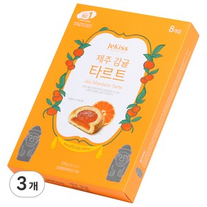 제키스 제주 감귤 타르트, 224g, 3개