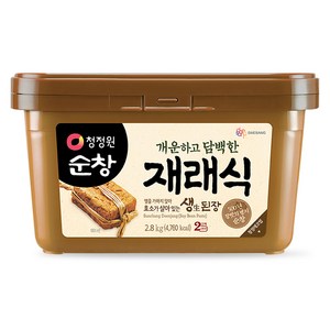 청정원순창 재래식 생된장, 2.8kg, 1개