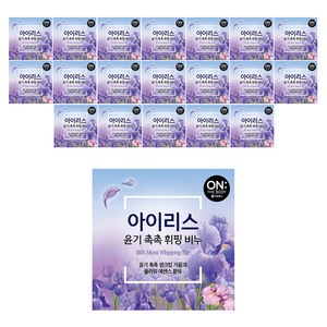 온더바디 플라워 휘핑 비누 아이리스, 90g, 20개