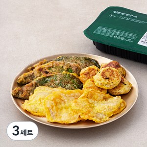 집반찬연구소 모둠전 3종 동태전 125g + 동그랑땡 100g + 깻잎전 125g, 3세트