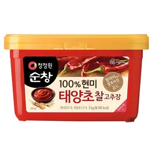 청정원순창 현미 태양초 찰고추장, 3kg, 1개