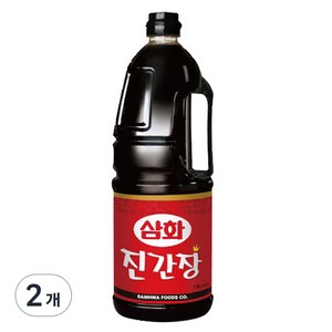 삼화식품 진간장, 1.8L, 2개