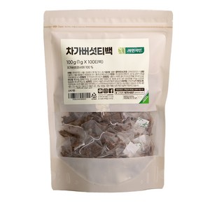 자연지인 차가버섯차 삼각티백, 1g, 100개입, 1개