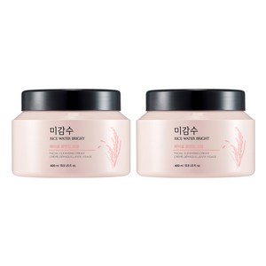 더페이스샵 미감수 브라이트 클렌징 크림 대용량, 400ml, 2개