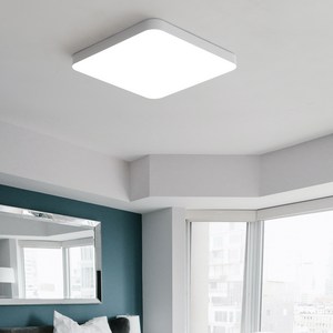 조명에반하다 LED 심플방등 50W, 화이트