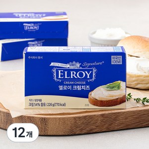 엘로이 크림치즈, 226g, 12개