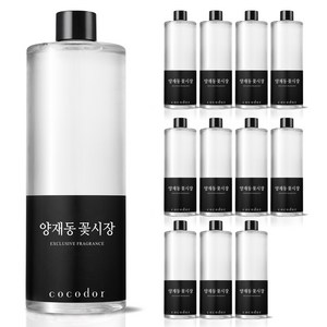 코코도르 디퓨저 리필, 양재동꽃시장, 500ml, 12개