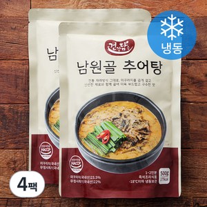 건강담은 남원골 추어탕 1~2인분 (냉동), 500g, 4팩