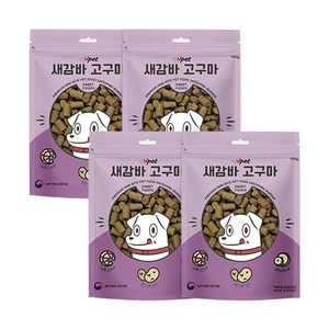 미미펫 새감바버거 강아지 간식 100g, 고구마, 4개