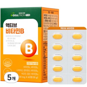 이너랩 액티브 비타민B, 60정, 30g, 5개