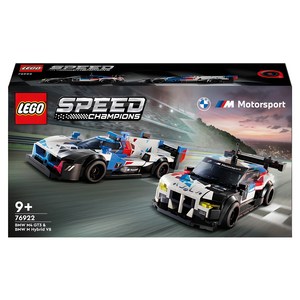 레고 스피드 챔피언 M4 GT3와 BMW M Hybid V8 레이스카 76922, 혼합색상, 1개