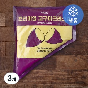 바로푸드 프리미엄 고구마크러스트, 1kg, 3개