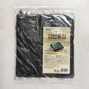 바다원 직화 구운 김밥용김 10개입, 1개, 20g