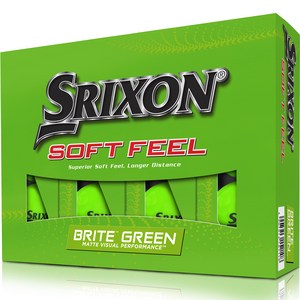 스릭슨 신형 소프트필 골프공 2피스, Brite Green, 12개입, 1개