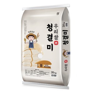 농부곡간 2024년산 햅쌀 우리쌀 백미, 20kg, 1개