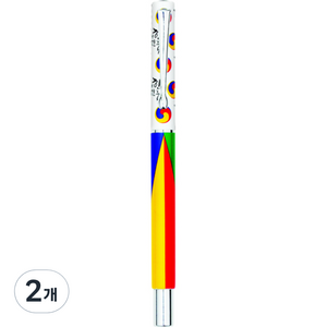자바펜 태극 수성볼펜, 2개, 오방색