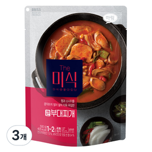 더미식 큰 부대찌개, 500g, 3개