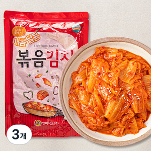 일미 참 볶음김치, 500g, 3개