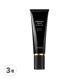 엘리샤코이 프리미엄 골드 미네랄 BB크림 SPF45 PA+++ 50ml, 화사한 내추럴 베이지, 3개