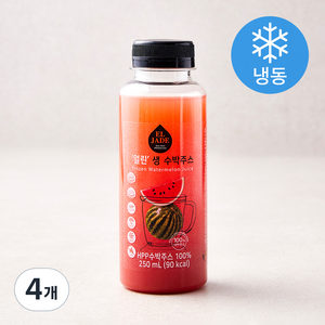 엘제이드 얼린 생 수박주스 (냉동), 250ml, 4개