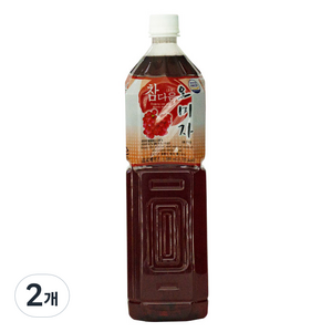 파낙스 참다음 오미자 음료베이스, 1.5L, 2개