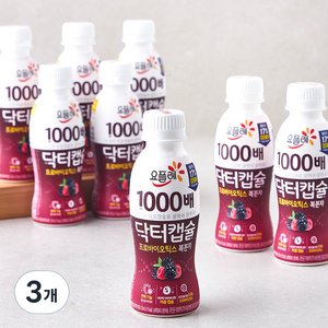 요플레 닥터캡슐 프로텍트 복분자 8입, 130ml, 24개