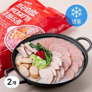 선진 프리미엄 부대찌개 모듬 5종 (냉동), 1kg, 2개