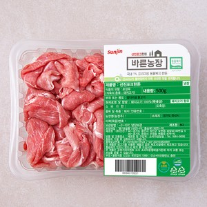 선진포크 바른농장 한돈 동물복지 인증 앞다리살 불고기 (냉장), 500g, 1팩