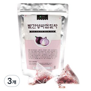 참건강마을 빨간양파껍질차 티백, 0.6g, 20개입, 3개, 600mg