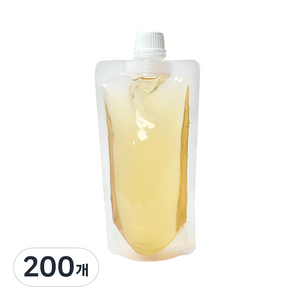 투명 스파우트 파우치 100ml 85 x 150 mm, 200개