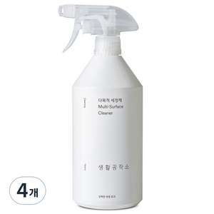 생활공작소 다목적 세정제, 750ml, 4개