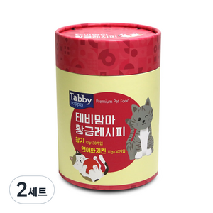 테비토퍼 맘마 황금레시피 고양이 간식 2종 x 30p 세트, 참치맛, 연어 + 치킨 혼합맛, 600g, 2세트