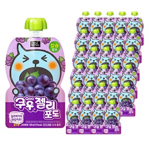 미닛메이드 쿠우 젤리 포도, 30개, 130ml