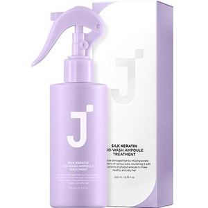 제이숲 실크 케라틴 단백질 노워시 앰플 트리트먼트, 200ml, 1개