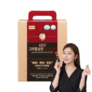 정원삼 6년근 고려홍삼정 365스틱, 100회분, 1kg, 1개