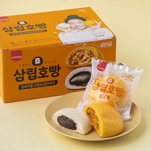 삼립 호빵 발효미종 단팥 7p + 피자 7p, 1.288kg, 1세트