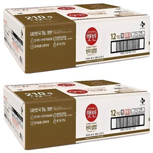 햇반 현미쌀밥, 210g, 24개