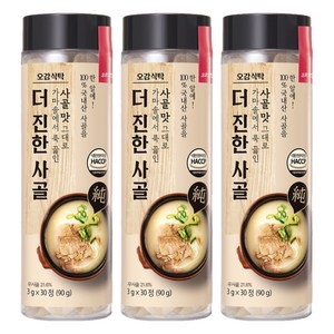오감식탁 더 진한 사골, 90g, 3개