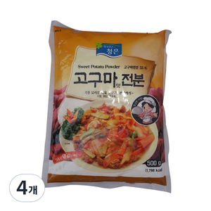 청은 고구마맛전분, 500g, 4개