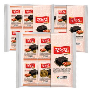 광천김 광천 명란맛 김, 4g, 36개