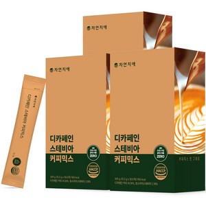 자연지애 디카페인 스테비아 커피믹스, 10.3g, 30개입, 3개