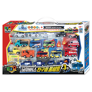 타요 레스큐 스페셜 꼬마버스 친구들 풀세트 3탄, 혼합색상, 1개