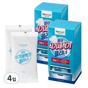 탐사 식기세척기 전용 클리너, 100g, 4개