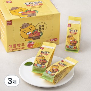 쉐프엠 젤리블리 애플망고 20p, 1.2kg, 3개