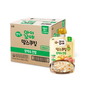 아이꼬야 맘스쿠킹 이유식 100g 12개월부터, 닭백숙 진밥, 10개