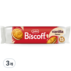 비스코프 로투스 샌드 바닐라맛, 150g, 3개