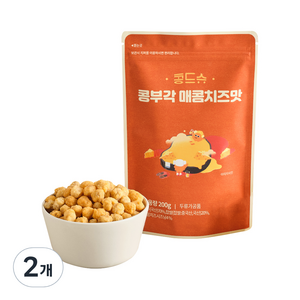 콩드슈 콩부각 매콤치즈맛, 200g, 2개